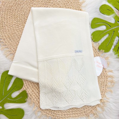  Saída de Maternidade Borboleta - Off White e Rosa